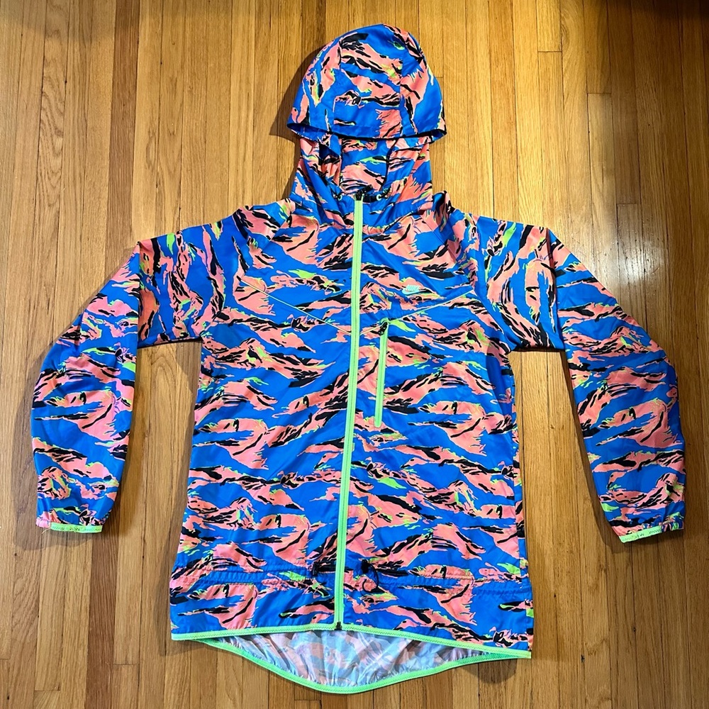 Nike Windrunner Windbreaker Multicolor Neon Size M Women’s